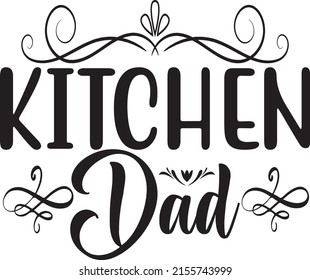 Diseño SVG de papá, archivo vector. Papá de la cocina.