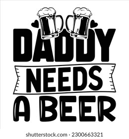 Dad SVG T shirt Design Template 
vector file