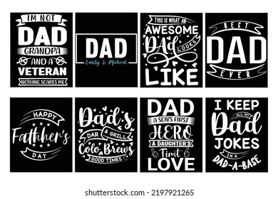 Dad t shirt design bundle