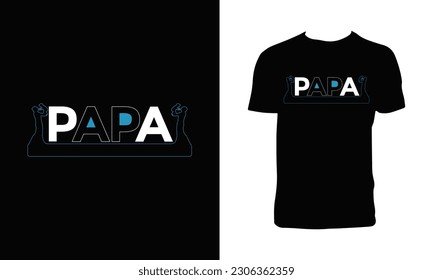 Dad T Shirt Design And Vector Illustration. 