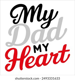 Dad t shirt illustration vector design