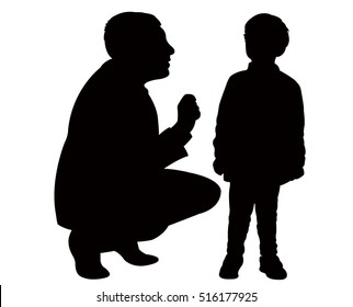 Children Talking Silhouette Images Stock Photos Vectors Shutterstock