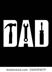 Dad tools Father's Day Design