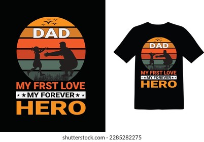 DAD t-shirt design. The t-shirt designs for Dad.