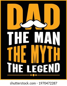 Dad t-shirt design- father's day design - vector design