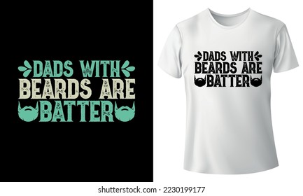 Dad T-shirt Design, Father's Day Typography T-shirt Template