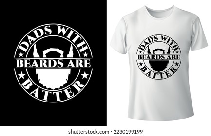 Dad T-shirt Design, Father's Day Typography T-shirt Template