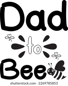 Dad T-shirt Design, Father's Day Typography T-shirt Template, Design   with vector illustration quotes