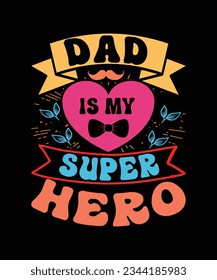 dad t-shirt design, papa ,happy father day, typography,  