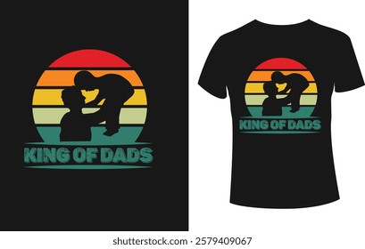 Dad T-Shirt Design Template 2025