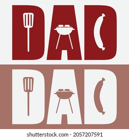 Dad Tshirt Design in vector