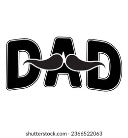  dad T-Shirt Design, Vector File 