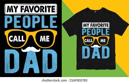 Dad Tshirt Fathers Day Tshirt Vector