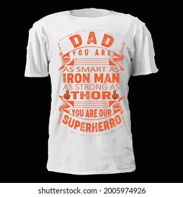 Dad typography t shirt design