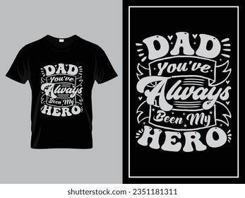 Dad typography t shirt design vector vintage style