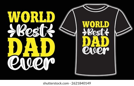 Dad typography t shirt design