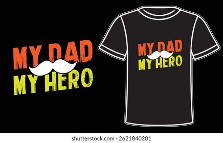Dad typography t shirt design