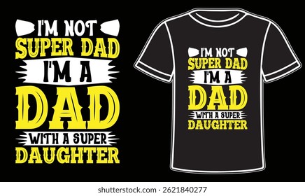Dad typography t shirt design