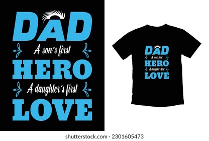 Papa Typografie T-Shirt Design-Vektorgrafik