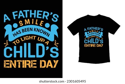 Dad Typography T-Shirt Design Vector