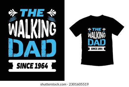 Dad Typography T-Shirt Design Vector
