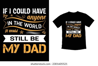 Papa Typografie T-Shirt Design-Vektorgrafik