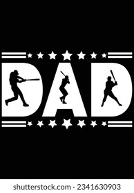 Dad vector art design, eps file. design file for t-shirt. SVG, EPS cuttable design file