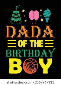 Dada of the birthday boy Cut File.