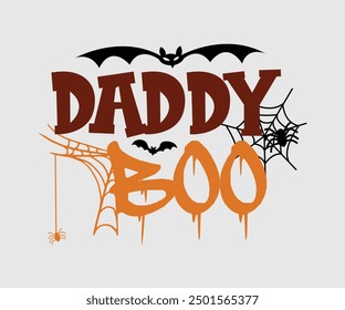 Daddy Boo, Halloween, Ghost, Spooky Season, witch, Halloween Funny, t shirt