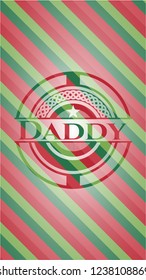 Daddy christmas emblem.