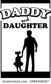 Daddy and daughter. Father day quote