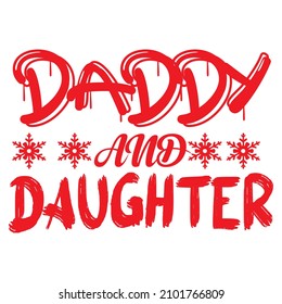 Diseño de camisetas vectoriales de tipografía de papi e hija