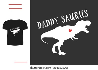 Daddy Dinosaurier-T-Shirt-Design