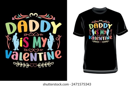 Papi es mi diseño de camiseta de San Valentín, diseño de camiseta de tipografía de papá para impresión, diseño de camiseta de tipografía del Día del Padre para los amantes de papá.