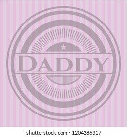 Daddy pink emblem