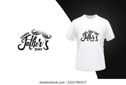 Daddy T-shirt design with vector art happy father's day t-shirts design.vector