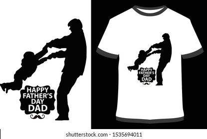 daddy t-shirt design - Vector graphic, typographic poster, vintage, label, badge, logo, icon or t-shirt