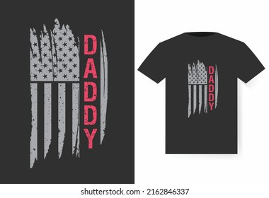 Daddy T-shirt design, Vector, illustration