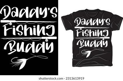 Daddy's Fishing Buddy Shirt, Cute Baby Onesie, Funny Kids T-shirt, Dad and Boy Matching Outfit, Cute Toddlers and Youth Tee, Fathers Day Gifts