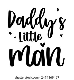 Daddy's little man, Hand Draw Illustration