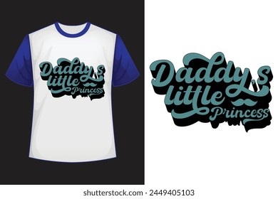 Daddy's Little Princess 70s design