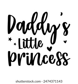 Daddy's little princess, Hand Draw Illustration