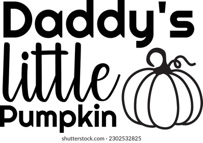 Daddy's little pumpkin eps file
