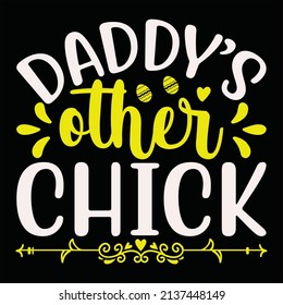 Daddy's other chick, vector file.