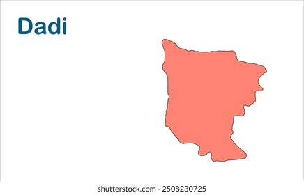 Mapa da subdivisão de Dadi, Distrito de Hazaribagh, Estado de Jharkhand, República da Índia, Governo de Jharkhand, Território indiano, Índia Oriental, Política, Aldeia, Turismo