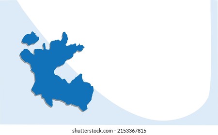 Dadra and Nagar Haveli map vector design