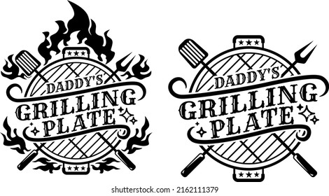 Dad's Barbecue Best In Town Vector For Father's Day, BBQ, Grill, Grilling