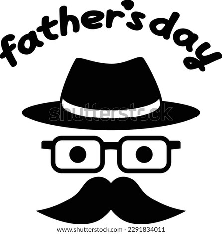 Dad's face icon illustration 4