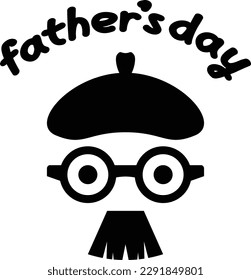 Dad's face icon illustration 5