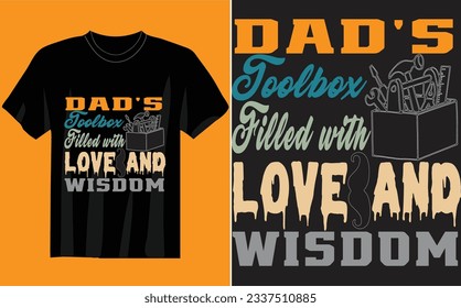 Dad's Toolbox: Filled with Love and Wisdom t shirt Ski Dad T-Shirt, Father's Day Gift, Skiing Dad TShirt, Skiing Gift, Skiing Fan T-Shirt, Ski Lover Tee
